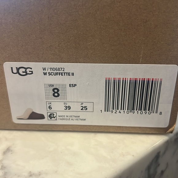 NEW IN BOX Ugg Scuffette II size 8 espresso - Picture 6 of 6